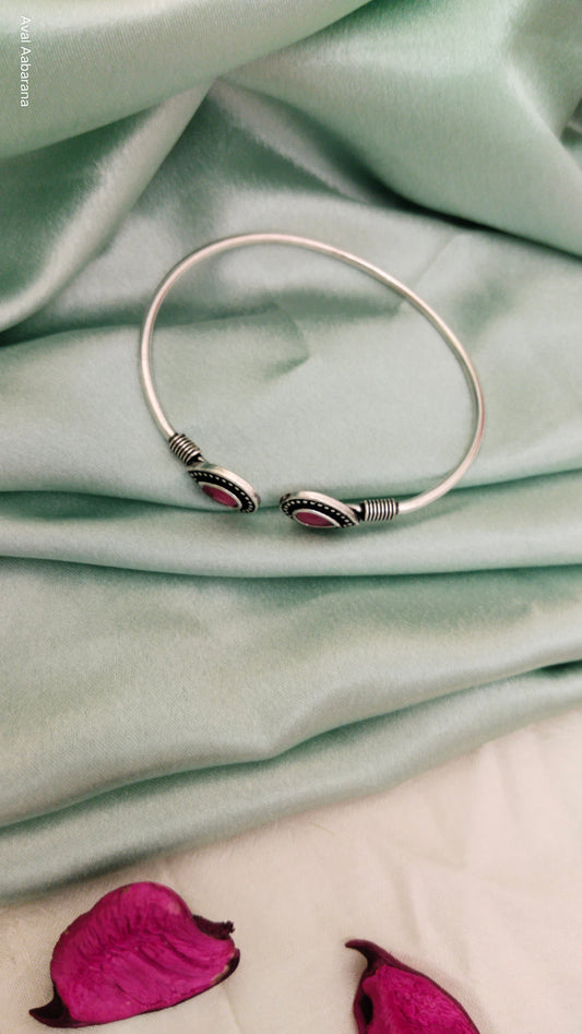 Silver replica cute Bracelet/ kada