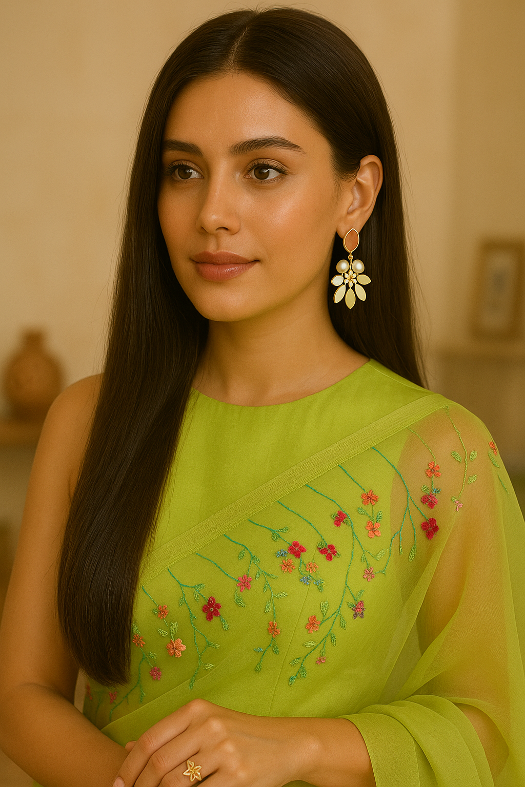 aval aabarana ,best fashion jewellery brand, brass earrings, Orange earrings