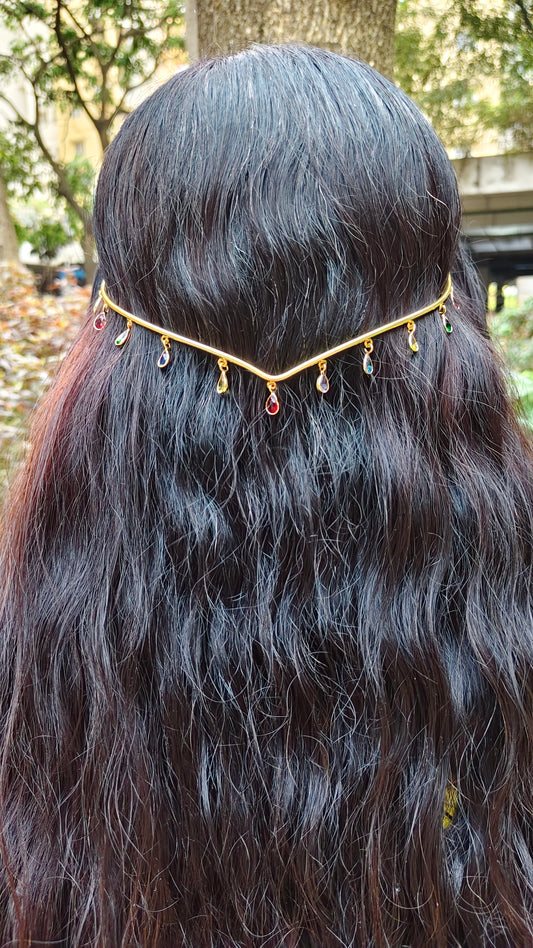 Rainbow charm Tiara