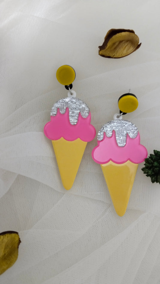 Kids & teens funky icecream earrings