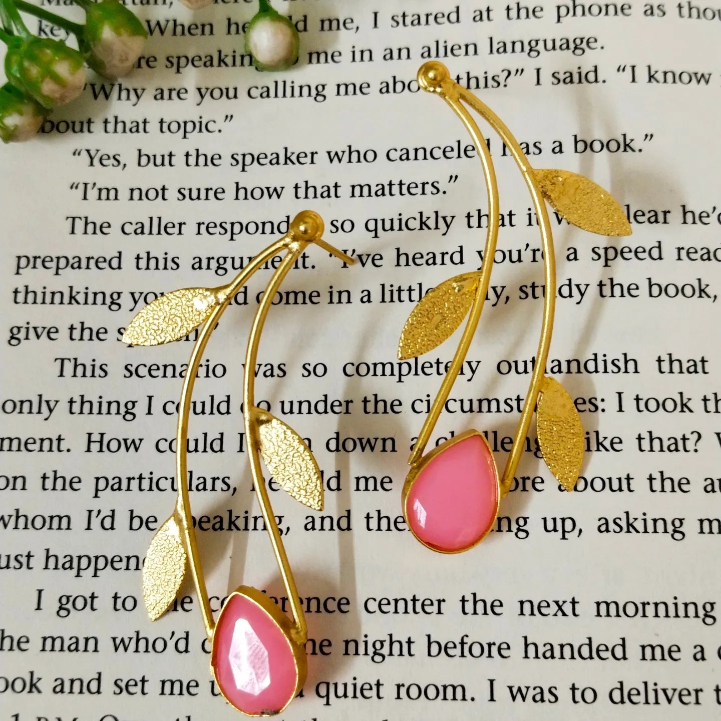 Statement Brass earrings