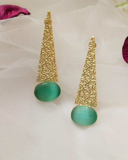 ABE0002 self designed triangle shaped earring