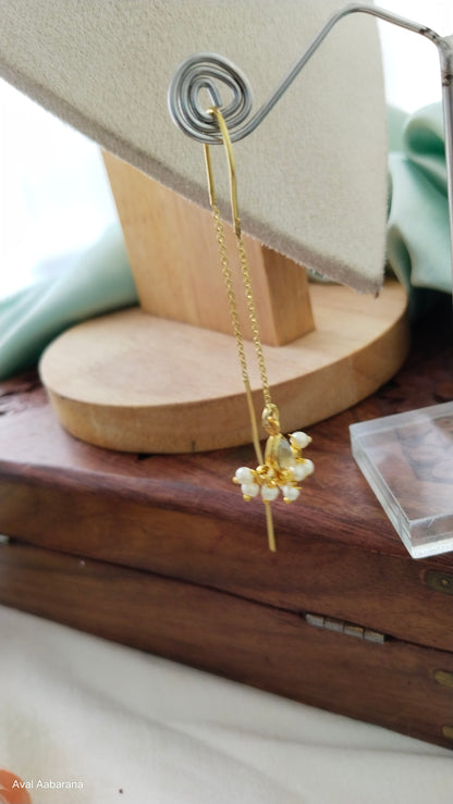 Unique trendy western fusion earrings