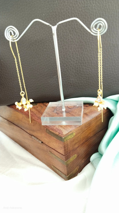 Unique trendy western fusion earrings