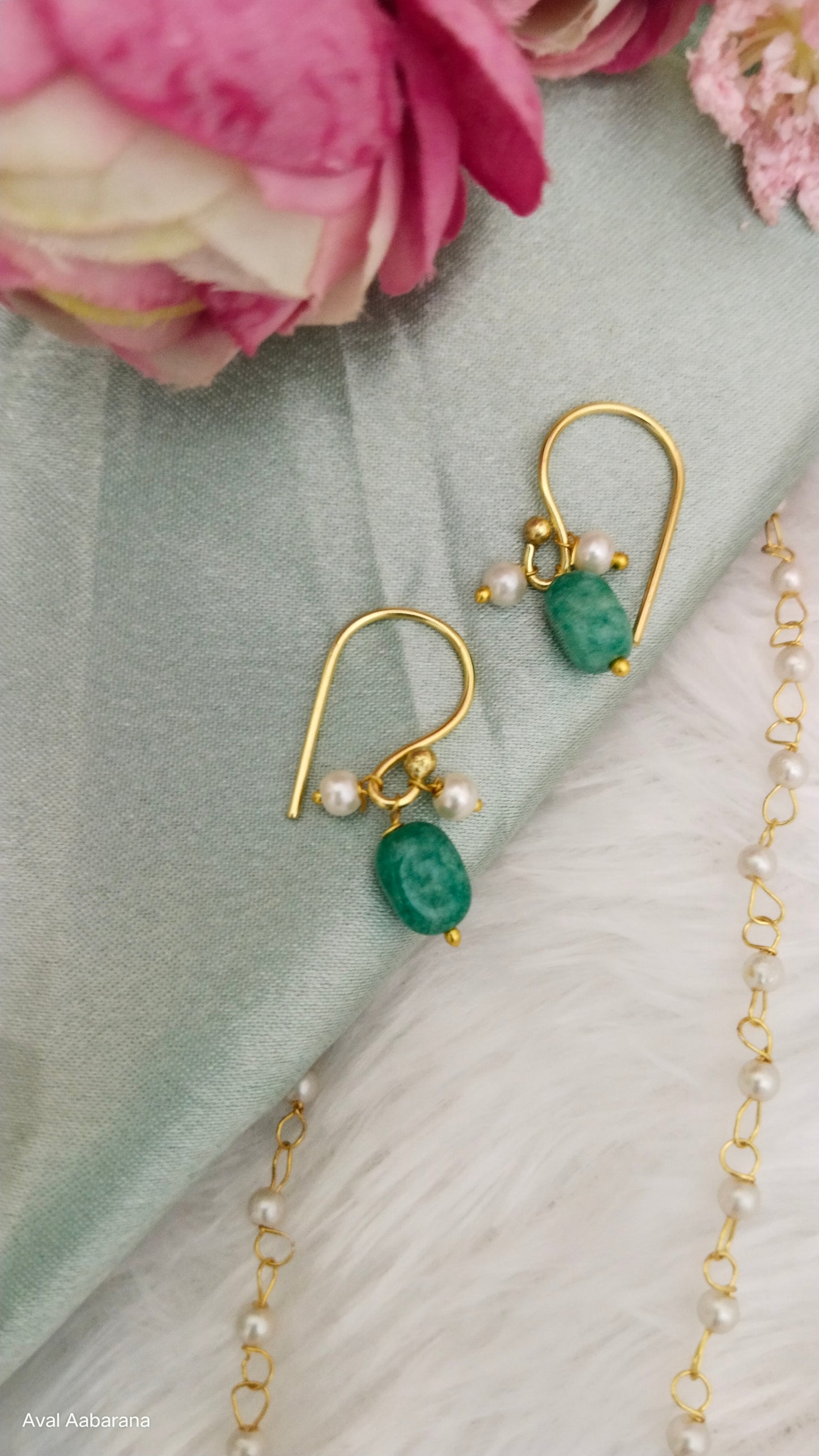 Kids Pretty meenakari & kundan pendant chain