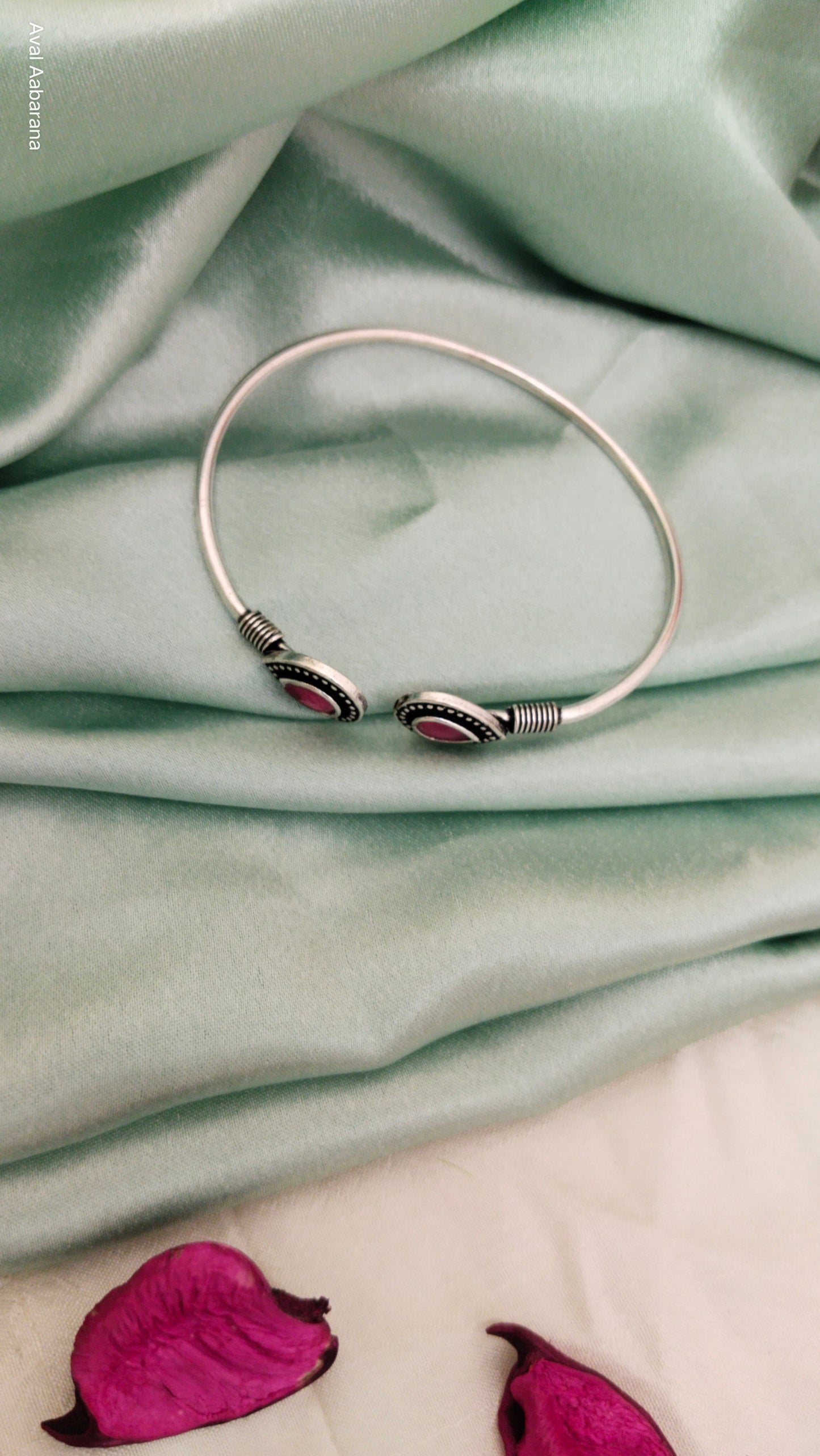 Silver replica cute Bracelet/ kada