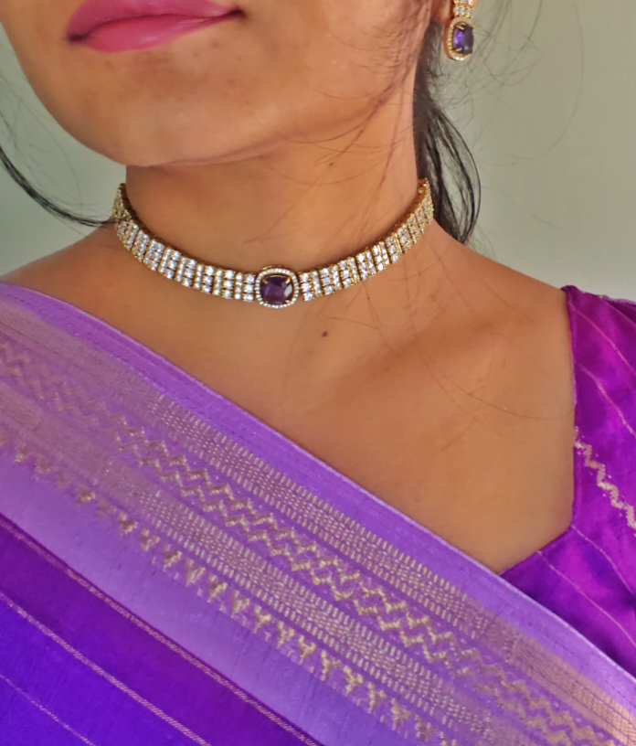 Rithu-Diamond look alike choker