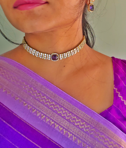 Rithu-Diamond look alike choker