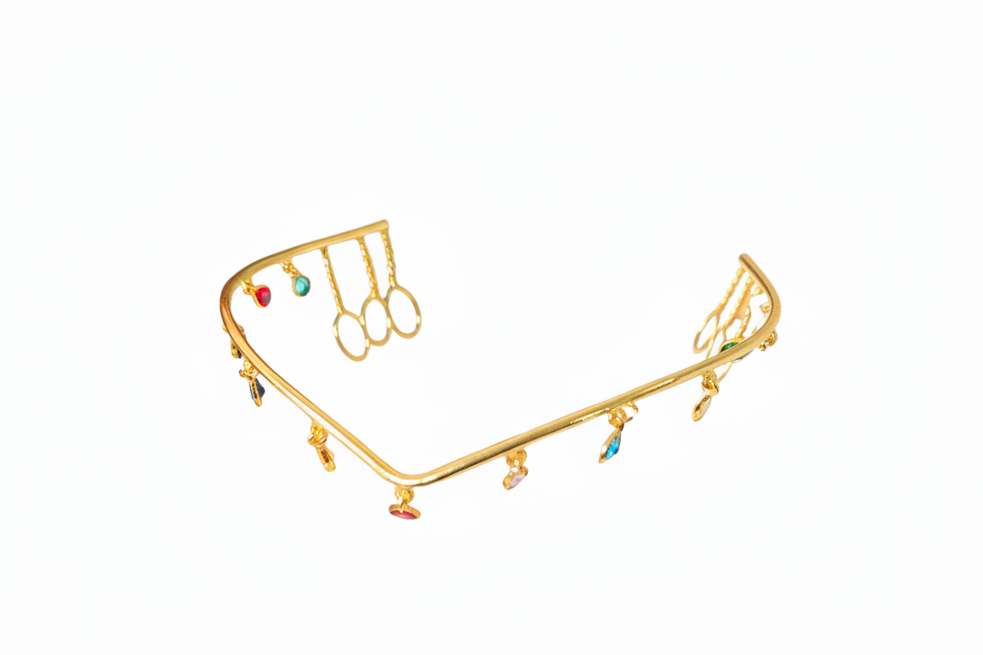 Rainbow charm Tiara