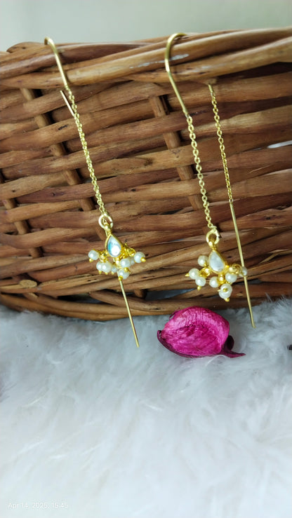 Unique trendy western fusion earrings