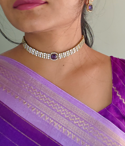 Rithu-Diamond look alike choker