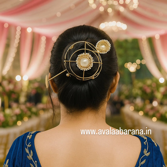 Janhvi kapoor Hair bun accessories 1