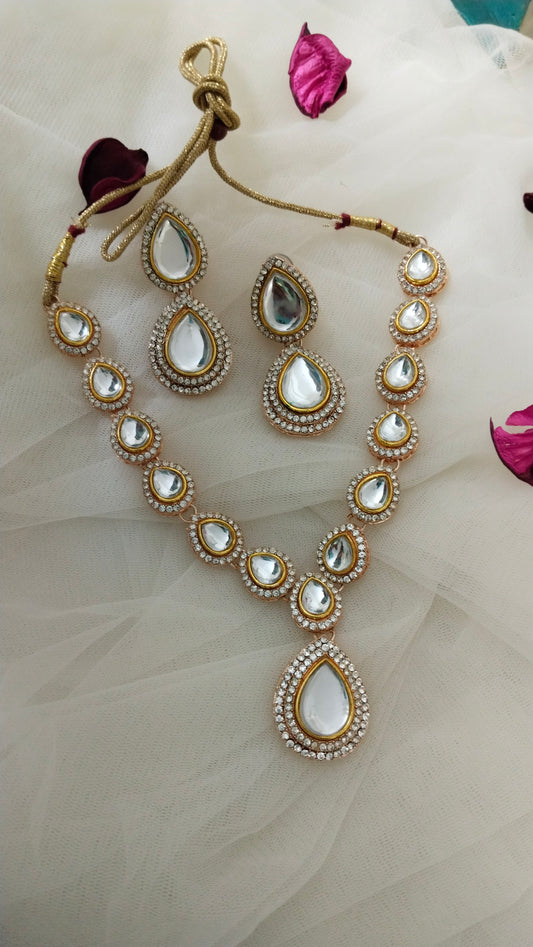 Polki necklace set 