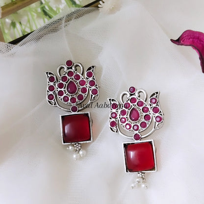 Premium Silver replica earrings