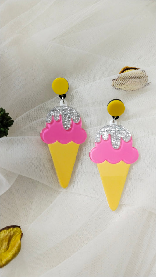 Kids & teens funky icecream earrings