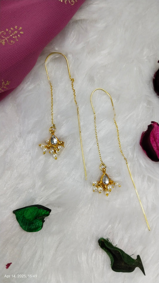 Unique trendy western fusion earrings